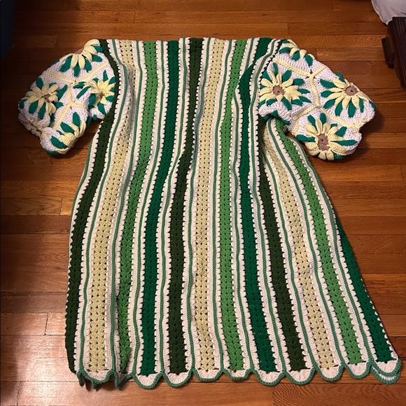 For Emily whenever summer sunflowers granny sweater one size vintage - Picture 9 of 13